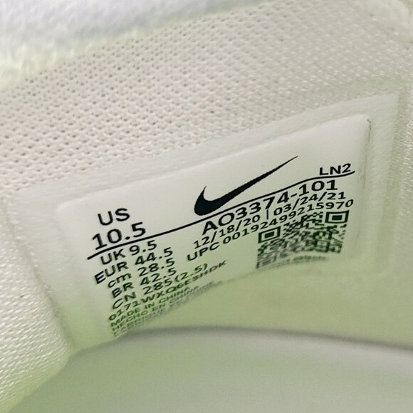 NEW Nike Alpha Menace Elite 2 Football Cleats AO3374-101 Size 10.5 White main image 4